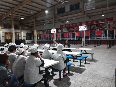 眉县职教中心开展学校食堂从业人员食品安全知识培训